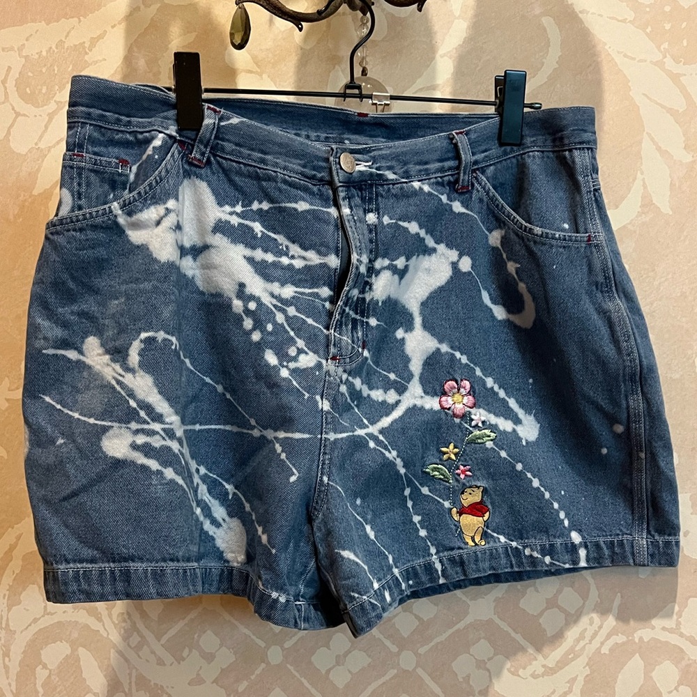 Vintage Winnie the Poo Denim Shorts